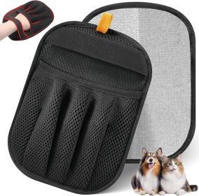 Pet Hair Removal Glove for Dogs, Upgraded Five-Finger Electrostatic Pet Hair Gloves, Reusable Magic Brush Pet