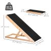 Dog Ramp Foldable Pet Ramp for Bed Couch, Height Adjustable, for Large Dogs with Non Slip Carpeted Surface