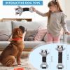 Plush Dog Squeak Toys with Crinkle Paper - Pull Interactive Tug of War Dog Toy, Great for Dental Health