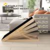 Dog Ramp Foldable Pet Ramp for Bed Couch, Height Adjustable, for Large Dogs with Non Slip Carpeted Surface