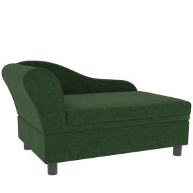 Pet Sofa Bed Couch with Storage, Pet Sofa for Small Dogs, Green (Option: Green-750x490x165 mm)