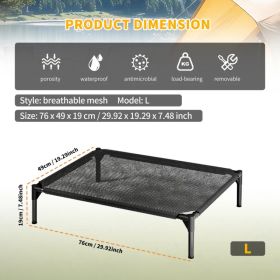 L-type Mesh Pet Bed With Ventilation And Heat Dissipation, Stable And Durable Structure, Suitable For Small And Medium-sized Dogs (Option: Defaulttitle)