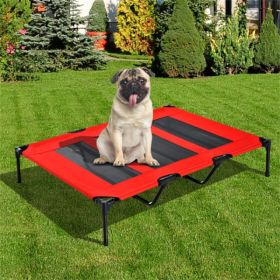 Elevated Bed, Red (Option: Red)