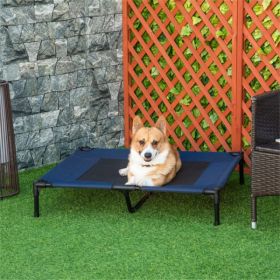 Elevated Bed, Blue (Option: Blue)