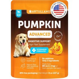 Pumpkin Powder For Dogs Digestive Support 8 OZ Fiber Supplement For Constipation For Gut Balance and Healthy Skin (Option: Artullano)