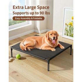 Pet Bed, No Assembly Required, Foldable, Portable, Waterproof & Moisture-Proof, Breathable & Antibacterial, All-Season Sleeping Mat For Dogs (Option: OxfordclothL)