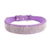 Dog Collar Crystal Glitter Rhinestone Pet Collars Zinc Alloy Buckle Collar For Small Medium Dogs Chihuahua Pug Dog Collar